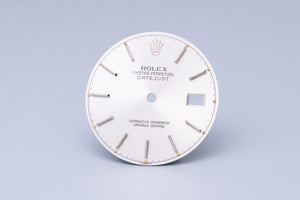 Rolex Datejust Silver Stick dial for model 16014 - 16030 FCD31059