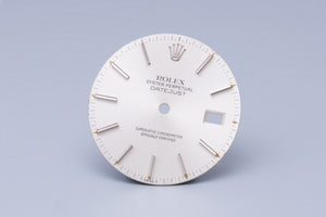 Rolex Datejust Silver Stick dial for model 16014 - 16030 FCD31061