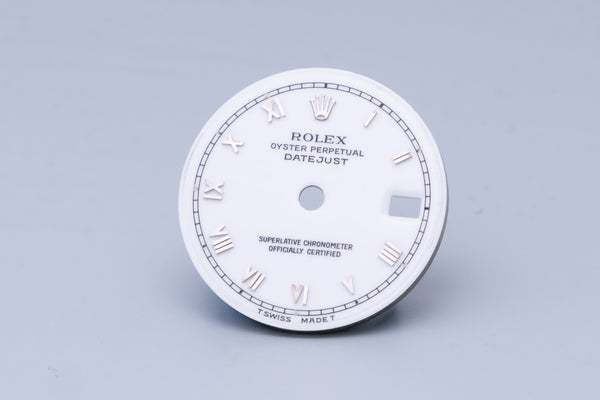 Load image into Gallery viewer, Rolex Datejust Ladies Skinny White roman dial for 69174 FCD31071
