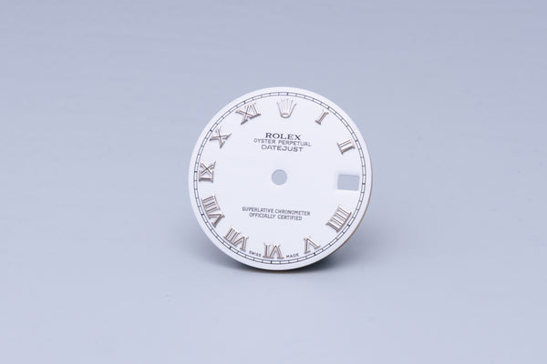 Load image into Gallery viewer, Rolex White Roman Midsize Dial for model 68274 FCD31072
