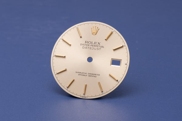 Load image into Gallery viewer, Rolex Datejust Champagne Stick Dial for model 16013 - 16233 FCD31076
