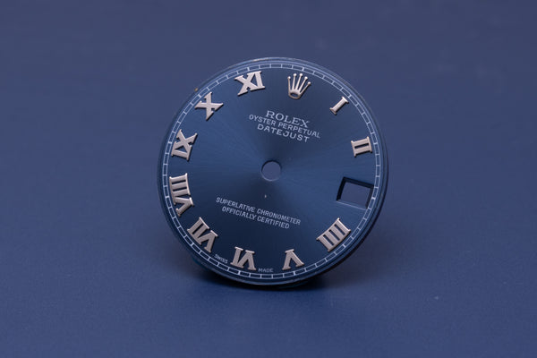 Load image into Gallery viewer, Rolex Midsize Blue Roman Dial for model 178274 - 178240 FCD31135
