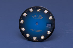 Rolex Mens Blue Vignette Diamond Dial for 16233 - 116233 FCD31159