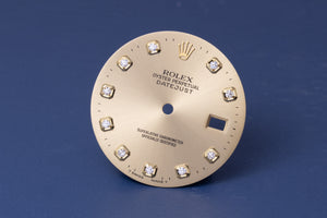 Rolex Mens Champagne Damaged Diamond Dial for model 16233 - 116233 FCD31167