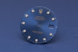 Rolex Mens Blue Damaged Diamond Dial for 16013 - 16233 FCD31183