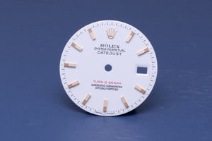 Rolex Turn-o-Graph White Stick Dial for Model 116263 FCD31187
