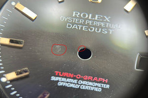 Rolex Turn-o-Graph Black Stick Dial for Model 116261 FCD31188