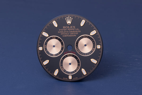 Load image into Gallery viewer, Rolex Daytona Black Luminova Dial for 116505 - 116515 FCD31196
