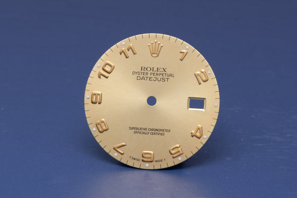 Load image into Gallery viewer, Rolex Champagne Arabic Dial for model 16013 - 16233 FCD31200
