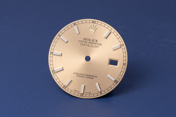 Load image into Gallery viewer, Rolex Datejust champagne Lumi Index dial for model 116233 FCD31204
