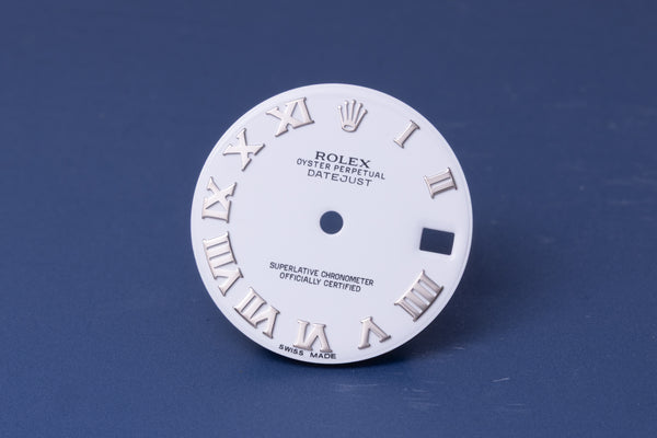 Load image into Gallery viewer, Rolex Midsize White roman dial for model 178274 FCD31205
