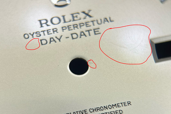 Load image into Gallery viewer, Rolex Day-Date Skinny Champagne Roman Dial for 18239B FCD31213
