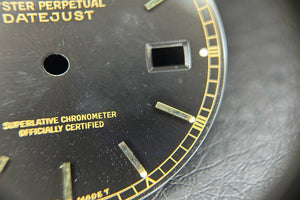 Rolex Datejust Black Stick Tritium dial for model 16233 FCD31239