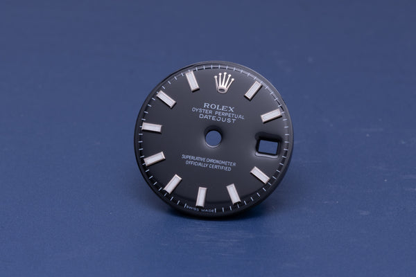 Load image into Gallery viewer, Rolex Ladies Black Lumi Stick Dial for model 179174 FCD31241
