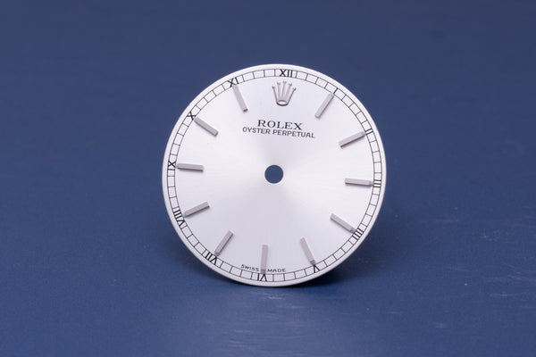 Load image into Gallery viewer, Rolex Oyster Perpetual Midsize silver dial for 77080 FCD31244
