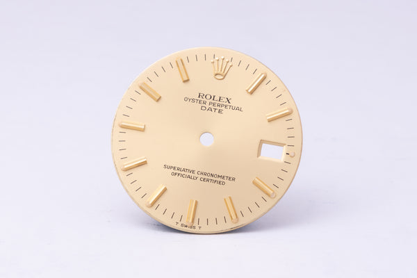 Load image into Gallery viewer, Rolex Champagne Date dial for model 15013 - 15037 - 15233 FCD31257
