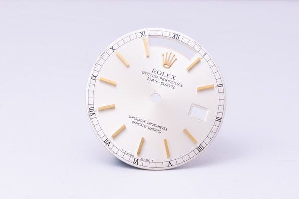 Load image into Gallery viewer, Rolex Day-Date Silver Stick Dial for 18038 - 18238 FCD31272
