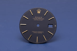 Rolex Datejust Black Stick Marker Dial for model 16013 FCD31302