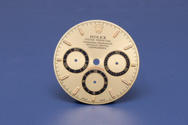 Load image into Gallery viewer, Rolex Daytona Champagne Stick "Swiss Made" Dial for 16523 - 16528 FCD31307
