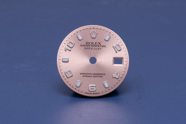 Load image into Gallery viewer, Rolex Datejust Ladies Salmon Arabic for 69174 FCD31318
