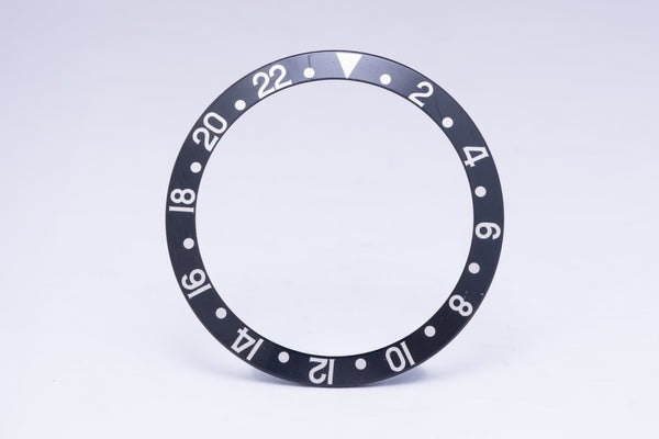 Load image into Gallery viewer, Rolex Black GMT Master II Serif Insert for 16700 - 16710 FCD31354
