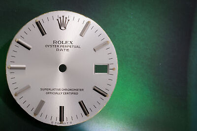 Load image into Gallery viewer, Rolex Date Silver stick dial for model 1500 - 1... FCD17873
