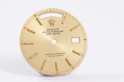 Load image into Gallery viewer, Rolex Day-Date Champagne Stick Marker Dial for ... FCD17532
