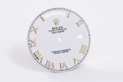 Load image into Gallery viewer, Rolex Day-Date II White Roman dial for model 21... FCD18573
