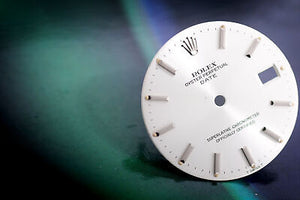 Rolex Date Silver stick dial for model 1500 - 1501 FCD17878