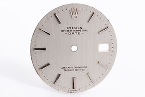 Rolex Silver Stick Linen Date ( Spotted) dial f... FCD17437