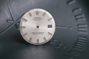 Rolex Silver stick marker dial for model 1601 -... FCD13569