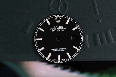 Load image into Gallery viewer, Rolex Mens Lumi Black Index Dial for model 1162... FCD19112
