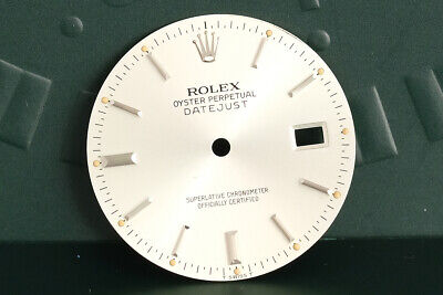 Load image into Gallery viewer, Rolex Datejust Silver Stick dial for model 1603... FCD19379
