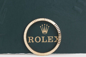 Rolex Midsize 18k Yellow Gold Fluted Bezel for ... FCD14038