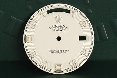Load image into Gallery viewer, Rolex Day-Date Cream Arabic dial for model 218239 FCD19389
