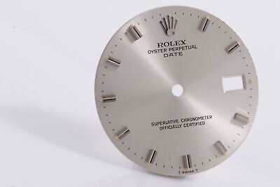Load image into Gallery viewer, Rolex Silver Stick Date dial for model 1500 - 1501 FCD17434
