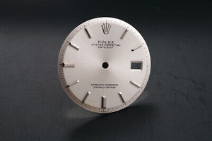 Rolex Mens Datejust silver Stick Dial fat 6 and... FCD15160