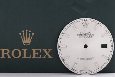 Load image into Gallery viewer, Rolex Mens Datejust Silver Lumi Stick Dial for ... FCD14662
