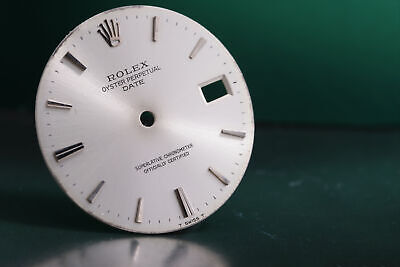 Load image into Gallery viewer, Rolex Date Silver stick dial w/ hour and minute... FCD17572

