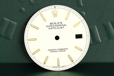 Rolex Datejust Cream Jubilee Stick marker dial ... FCD19376