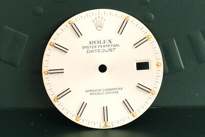 Load image into Gallery viewer, Rolex Datejust Silver Stick dial for model 1603... FCD19382
