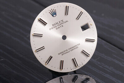 Load image into Gallery viewer, Rolex Silver stick sigma Date dial for model 15... FCD18563
