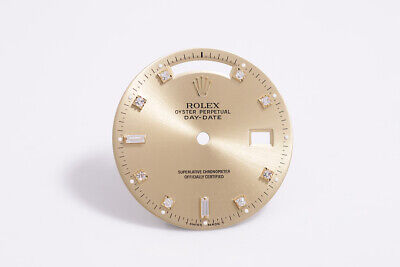 Load image into Gallery viewer, Rolex Day-Date Champagne 8-2 Diamond Dial for 1... FCD18707
