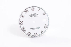 Rolex Mens Datejust White Roman dial for model ... FCD18523