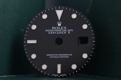 Load image into Gallery viewer, Rolex Explorer II Black Swiss Made Dial for 165... FCD16548
