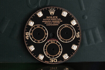Load image into Gallery viewer, Rolex Daytona Black Diamond Dial for model 116528 FCD19016
