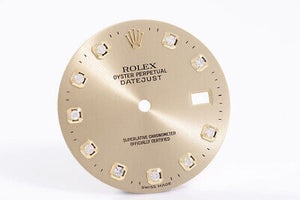 Rolex Mens Champagne Diamond Dial for model 16233 FCD17547