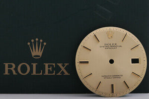 Rolex Mens Datejust Champagne Stick Dial for 16... FCD14877