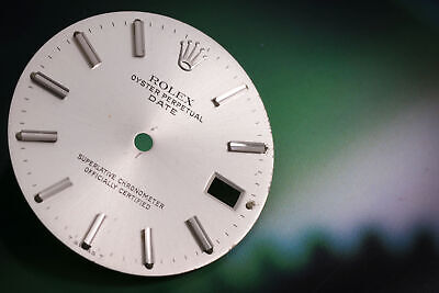 Rolex Date Silver stick dial for model 1500 - 1501 FCD17879