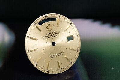 Rolex Day-Date DAMAGED Champagne Stick Dial for... FCD18742